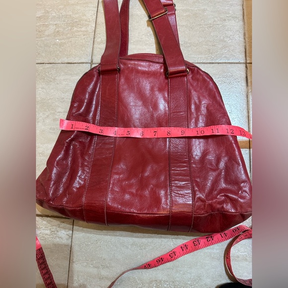 Atelier Noir Rudsak & Co Burgundy Leather Tote Bag - Picture 13 of 16